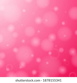 Bokeh. Soft blur light on pink background