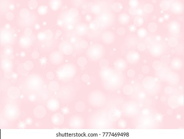 bokeh soft pink background for idea concept with vector illustration design eps10