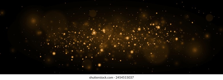  Bokeh sparkles, sparkling dust. Flying particles of light.