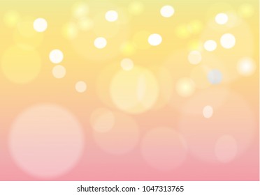 Bokeh stars round and blur as the abstract and sweet pink background. The vivid and bright and feels loved and used as a backdrop.