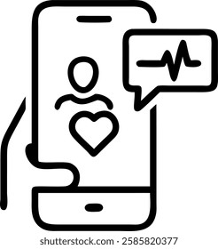 Bokeh telemedicine patient using health app with copy space concept as Patient uses a telemedicine health app on a smartphone with a vibrant bokeh background highlighting user friendly digital health