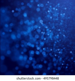 Bokeh vector background. Shiny glittering particles. Vector eps10.