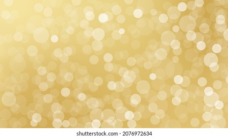 bokeh vector golden lights background