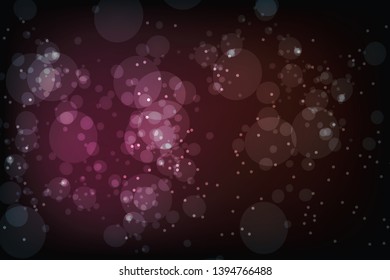 Bokeh vector illustration for background