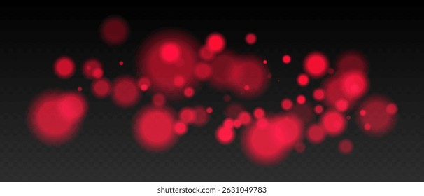 Bokeh. Warm glowing circles with blur and transparency on dark surface, abstract dreamy light spots for romantic or festive backgrounds.
