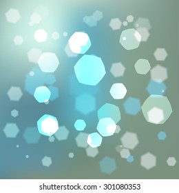Bokeh water blur background light.