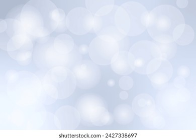 Fondo abstracto del patrón blanco de Bokeh. Papel tapiz moderno. Banner de San Valentín. Navidad. Celebración. Ilustración vectorial