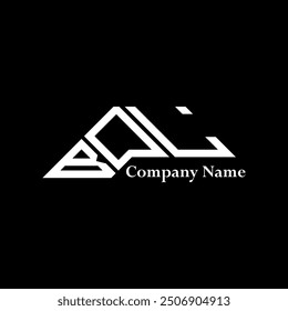 BOL logo design, BOL simple and modern logo. BOL luxurious alphabet design  