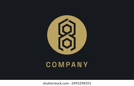 Bold 8 Logo Design Ideal for Modern Brands, Tech Companies, Creative Agencies, Professional Services, and Innovative Business Solutions