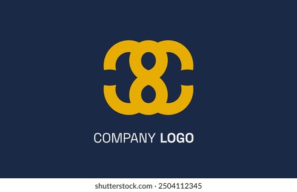 Diseño atrevido del logotipo '8' con estética moderna y precisión geométrica que destaca la innovación, la continuidad y la presencia distintiva de la marca