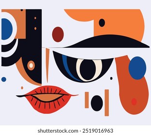 Bold abstract artwork for t-shirt design featuring vibrant colors and dynamic shapes. Perfect for modern fashion lovers seeking a unique, artistic expression. Ideal for casual wear, this design...