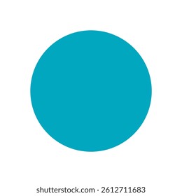 Bold abstract circle icon. Minimal symbol in a modern style. This geometric shape embodies brutalism, creating a striking visual element. Perfect for contemporary design, this icon fits various