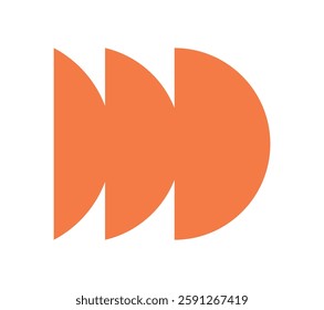 Bold abstract circle icon. Modern geometric shape element. Minimal flat design, brutalism style, y2k aesthetic. Suitable for branding, digital media, or contemporary art projects.