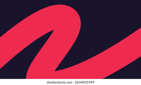 Bold abstract illustration with red curved strokes over a black canvas. Perfect for modern design, digital art, and visual branding.