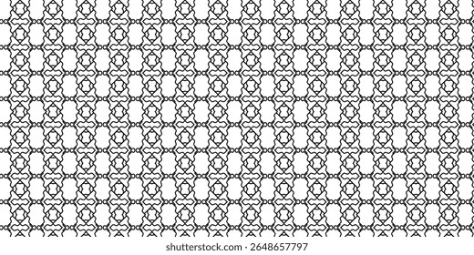 Bold abstract pattern with a lattice-like structure and mirrored symmetrical forms. Suitable for textile prints and digital backgrounds.