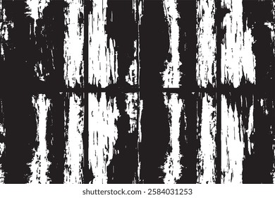  Bold Abstract Pattern with Vertical Brush Strokes in Black, White