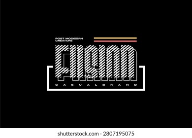 A bold, abstract typographic design featuring the word glam in a stylized, blocky font with white lines on a black background.