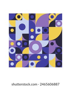 Bold abstract vector design geometric background pattern, featuring seamless shapes and elements for unique decor and illustration art.