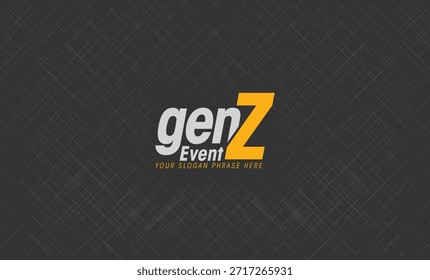 A bold, abstract vector illustration symbolizing Generation Z and modern events. The design uses a dynamic, technological aesthetic with graphic lines and a large 'Z' element, representing a vibrant, digital-native demographic's lifestyle and activities