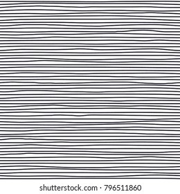 gedurfde abstracte golvende vezel naadloze patroon vector textuur achtergrond van onregelmatige parallelle bochtige dunne eindeloze lijnen, strepen zonder kruispunt water oppervlak, beweging, stroom, vloeibaar thema, hand getrokken