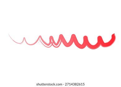 Bold Acrylic Paint Stroke Line. vector set of colorful arrows, set of colored arrows, set of colorful arrows.  Underline Material Set Decoration Straight line Curved line Wavy line Ornament Border
