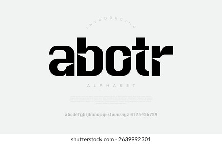Bold and angular display font perfect for futuristic branding and tech-inspired titles