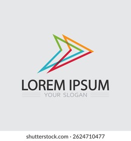 Bold Arrow Shape Logo Concept

