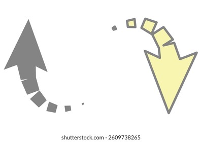 Bold Arrow Showing Strong Direction