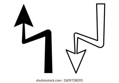 Bold Arrow Showing Strong Direction