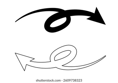 Bold Arrow Showing Strong Direction