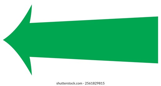 Bold arrow sign collection, isolated on white background.