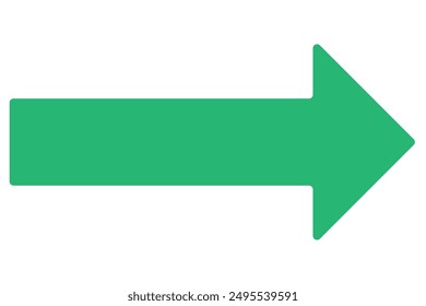 Bold arrow sign collection, set of black arrows icons, isolated on white background - Vector