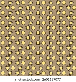 Bold Art Deco Style Geometric Pattern with Gold and Black Theme