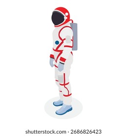 Bold Astronaut Vector Icons And Graphics Design