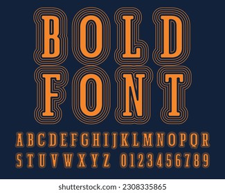 Bold Aura Designer font set