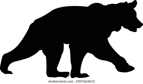 Bold Bear Vektor-Logo-Symbol, das Stärke und Wildnis symbolisiert, perfekt für das Branding mit einem schlanken, modernen Design.