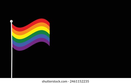 Bold and Beautiful Flag Design for Pride Month 2024