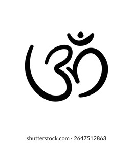 Símbolo religioso hindu Chant Om