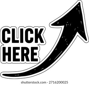 Una flecha negra en