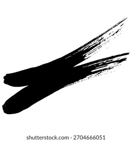 Las pinceladas negras crean un fondo grunge ideal para varios diseños