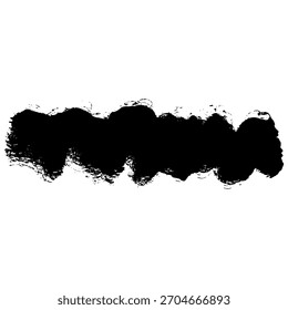 Los trazos de pincel negros crean una textura ideal para diseños y fondos grunge
