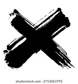 bold black brush strokes for a grunge background