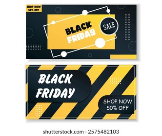 Bold Black Friday Sale Banners