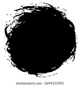 Bold black ink brush strokes create a unique textured background for designs.