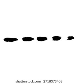 Trazos de pincel de tinta negra para crear un fondo llamativo para el trabajo de diseño