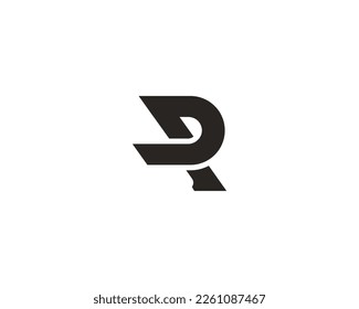 Bold black letter R on white background