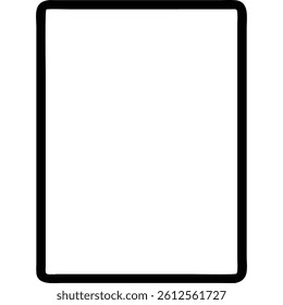 Bold black square border frame, simple, clean, and versatile.