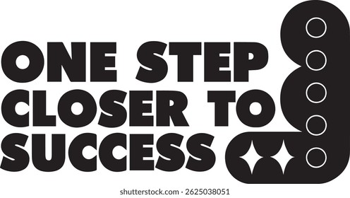 Bold Black Typography Finished Strong Phrase
