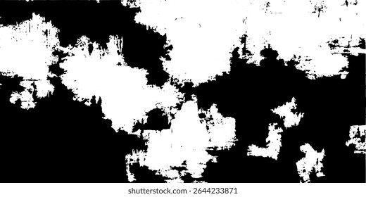 Bold Black and White Crackled Wall Texture