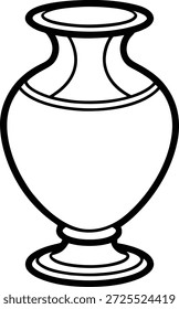 Un audaz dibujo de línea en blanco y negro de un gramófono vintage que muestra su icónica bocina y diseño clásico